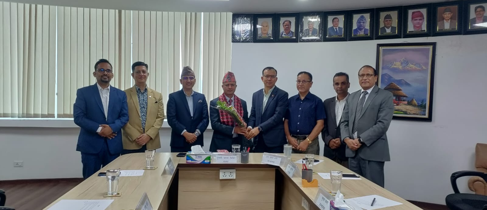 संचालकको स्वागत